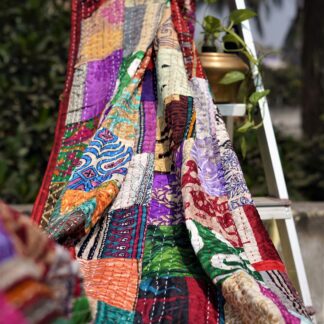 Patchwork Multicolour Double Bedspread/Duvet