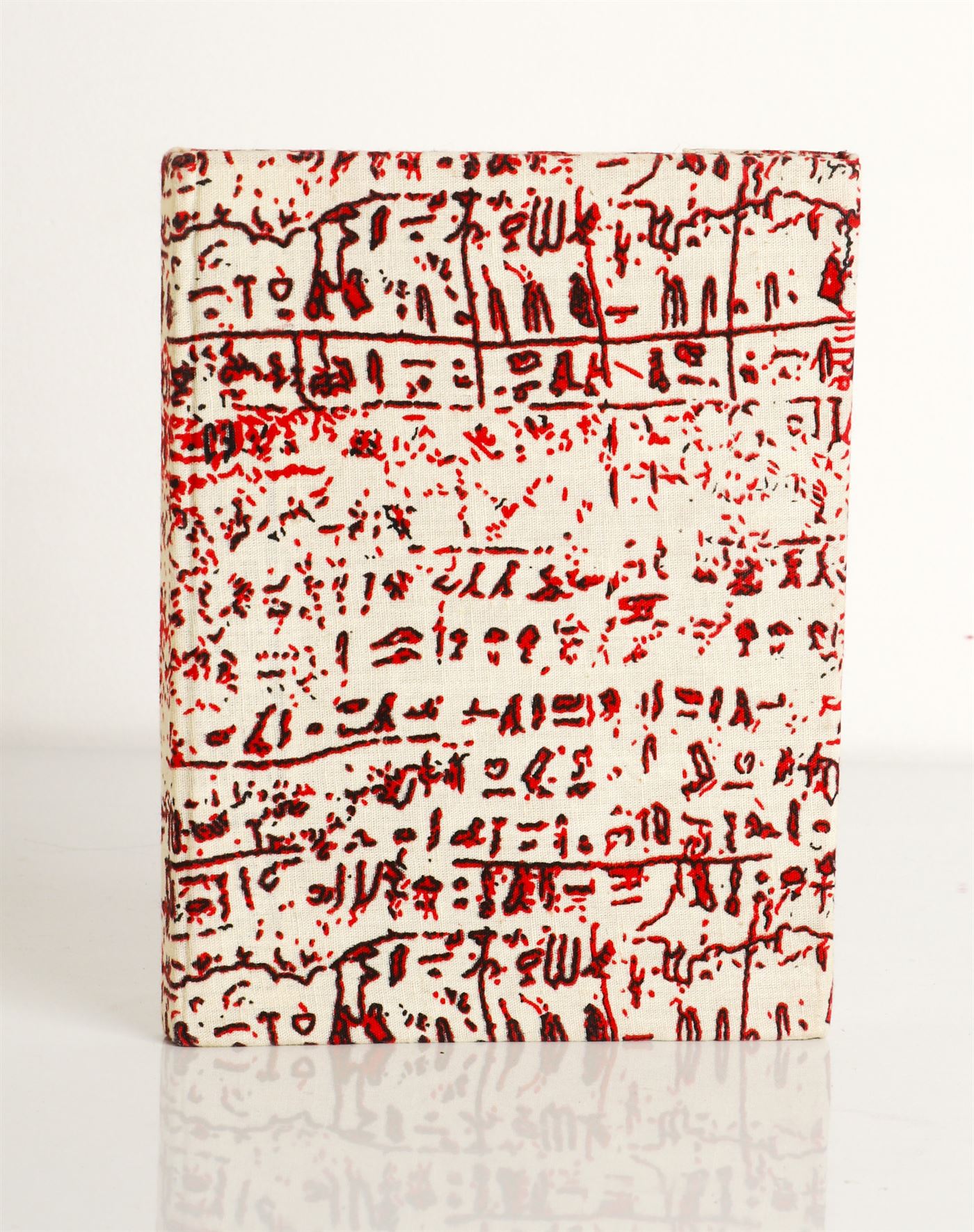 Handmade Red & White Diary - Image 3